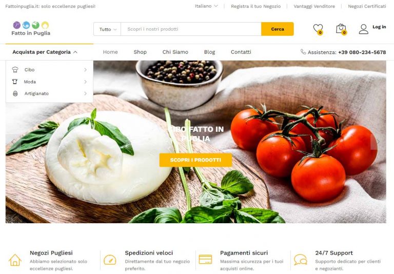 ecommerce fatto in puglia - prodotti tipici pugliesi