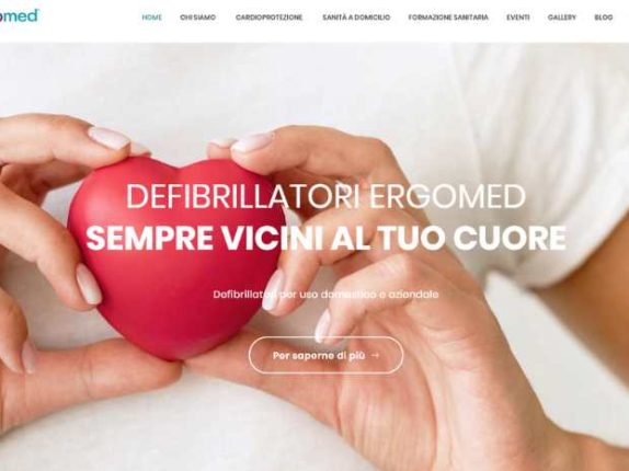 creazione sito web per azienda leader nella cardio protezione