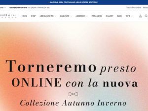 realizzazione sito e-commerce per azienda di abbigliamento maschile